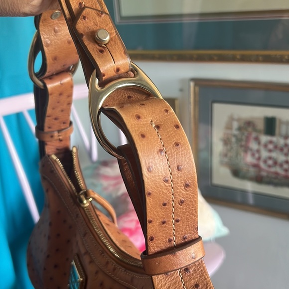 Dooney & Bourke ostrich skin purse - Picture 4 of 9